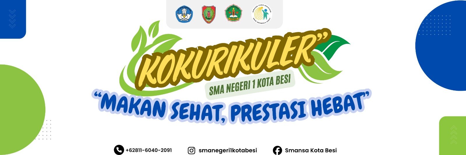 SMA Negeri 1 Kota Besi Dorong Pola Hidup Sehat Melalui Program Kokurikuler  bertema "Makan Sehat, Prestasi Hebat"