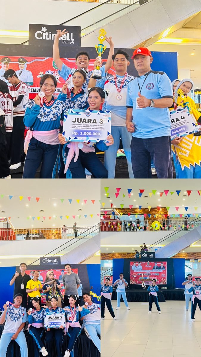 SMA Negeri 1 Kota Besi Raih Juara 3 Senam SKJ 2018 & Modern Dance Antar Pelajar Tingkat Kabupaten Kotawaringin Timur